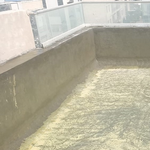 توصيفة عزل لحمام سباحة علوي فوق السطح