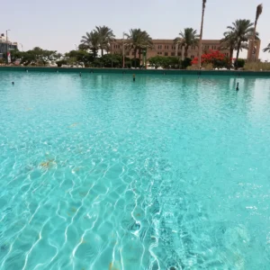 نافورة أركان بلازا بعد انتهاء أعمال العزل والتشطيب